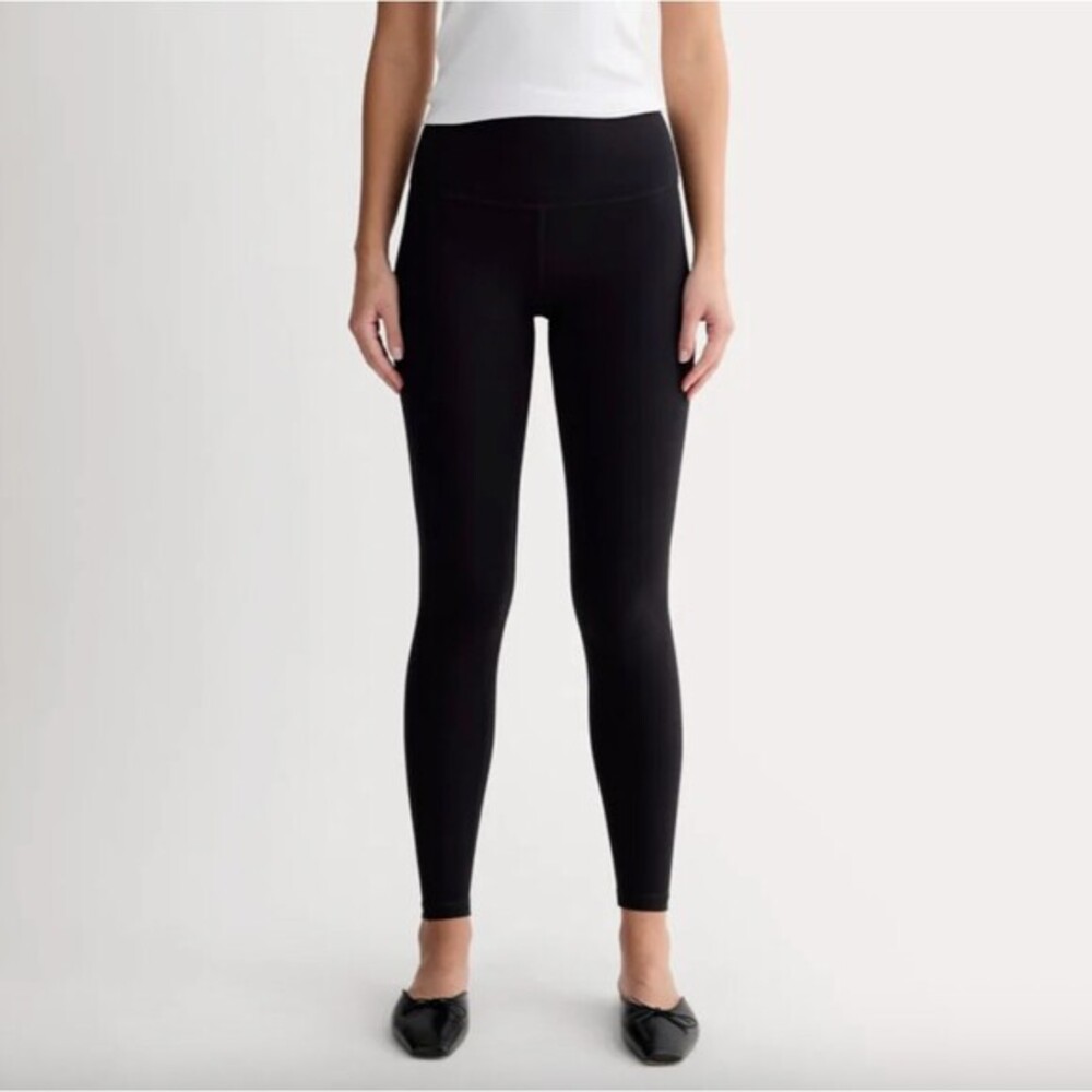 Everlane‎ ReNew Ankle Leggings Medium Black Athleisure High Waist Recycled Nylon
